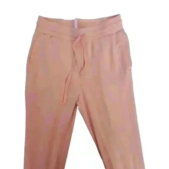 Fabletics Womens Luxe Terry Jogger Soft Lounge Sweatpants In Pink Dust S - Picture 7 of 13